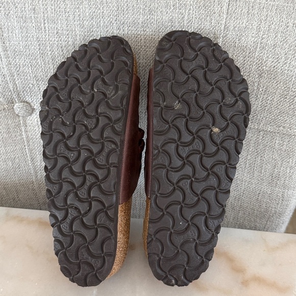 Birkenstock Women's Granada Soft Footbed Tobacco Oiled Leather Brown Sandals 6US - Picture 9 of 16